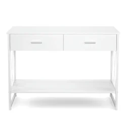 Konsolentisch ASHER 107 x 76 cm weiss