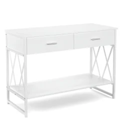 Konsolentisch ASHER 107 x 76 cm weiss