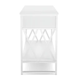 Konsolentisch ASHER 107 x 76 cm weiss