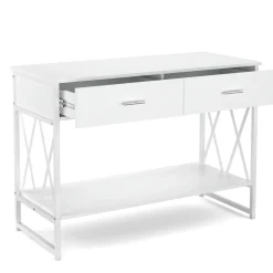 Konsolentisch ASHER 107 x 76 cm weiss