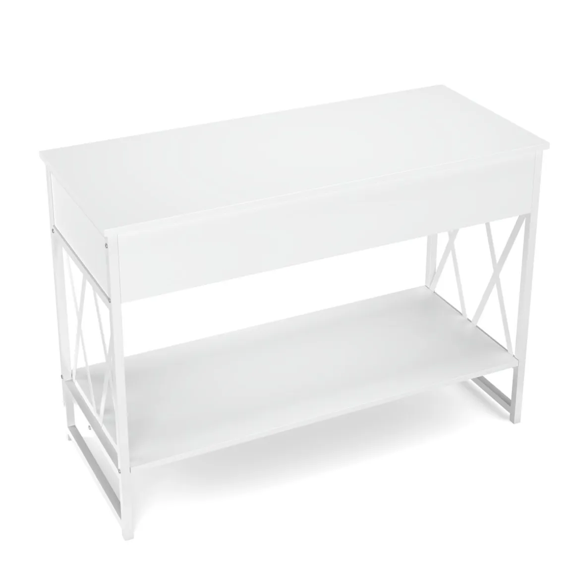 Konsolentisch ASHER 107 x 76 cm weiss