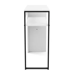 Konsolentisch CALMAN 80 x 75 cm weiss/schwarz