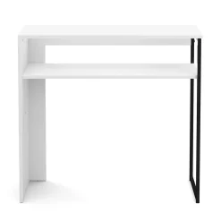 Konsolentisch CALMAN 80 x 75 cm weiss/schwarz