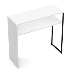 Konsolentisch CALMAN 80 x 75 cm weiss/schwarz