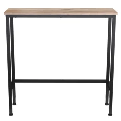 Konsolentisch CONSOLA 75 x 75 cm braun/schwarz