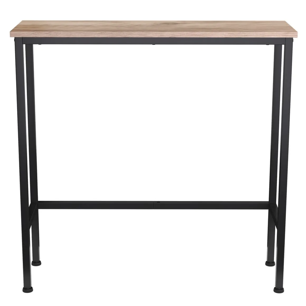 Konsolentisch CONSOLA 75 x 75 cm braun/schwarz