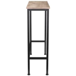 Konsolentisch CONSOLA 75 x 75 cm braun/schwarz