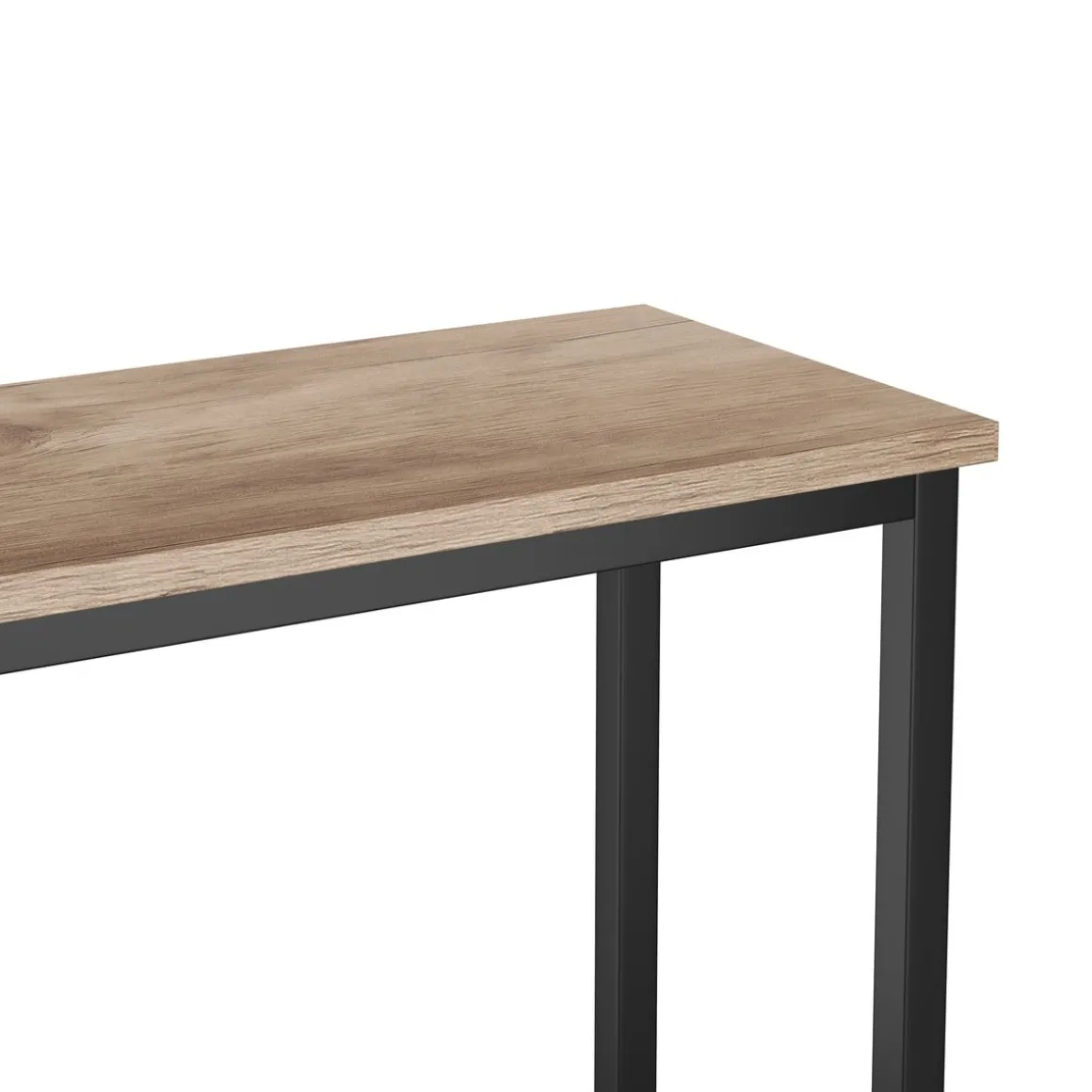 Konsolentisch CONSOLA 75 x 75 cm braun/schwarz