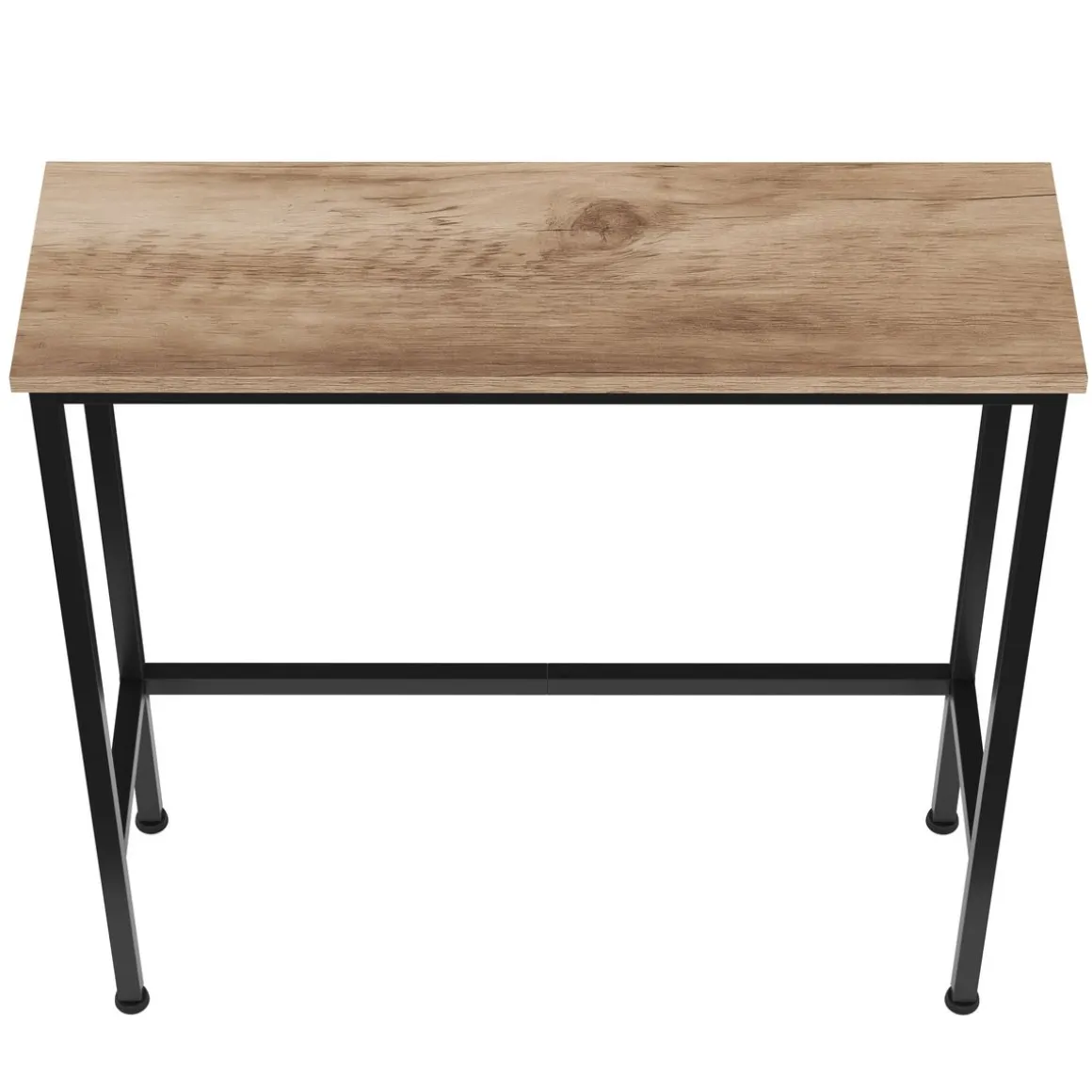 Konsolentisch CONSOLA 75 x 75 cm braun/schwarz