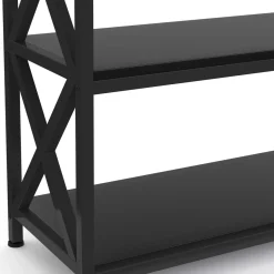 Konsolentisch EDMAR 100 x 80 cm schwarz