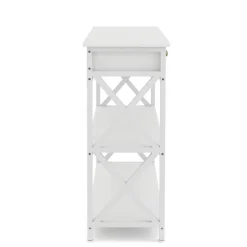 Konsolentisch EDMAR 100 x 80 cm weiss