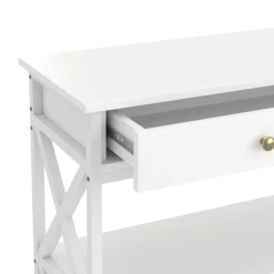 Konsolentisch EDMAR 100 x 80 cm weiss