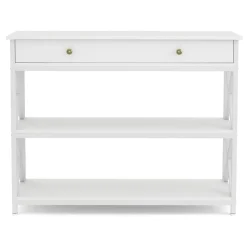 Konsolentisch EDMAR 100 x 80 cm weiss