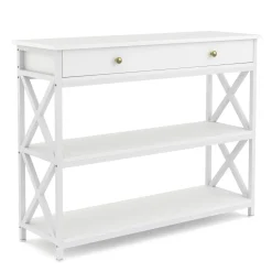 Konsolentisch EDMAR 100 x 80 cm weiss