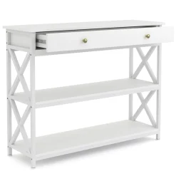 Konsolentisch EDMAR 100 x 80 cm weiss