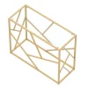 Konsolentisch Glastisch TYRO 100 x 85 cm gold