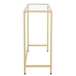 Konsolentisch Glas TYRO 100 x 80 cm gold | GONSER.CH