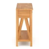 Konsolentisch Holz CEDAR 107 x 76 cm natur