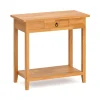 Konsolentisch Holz LUCENT 80 x 76 cm natur
