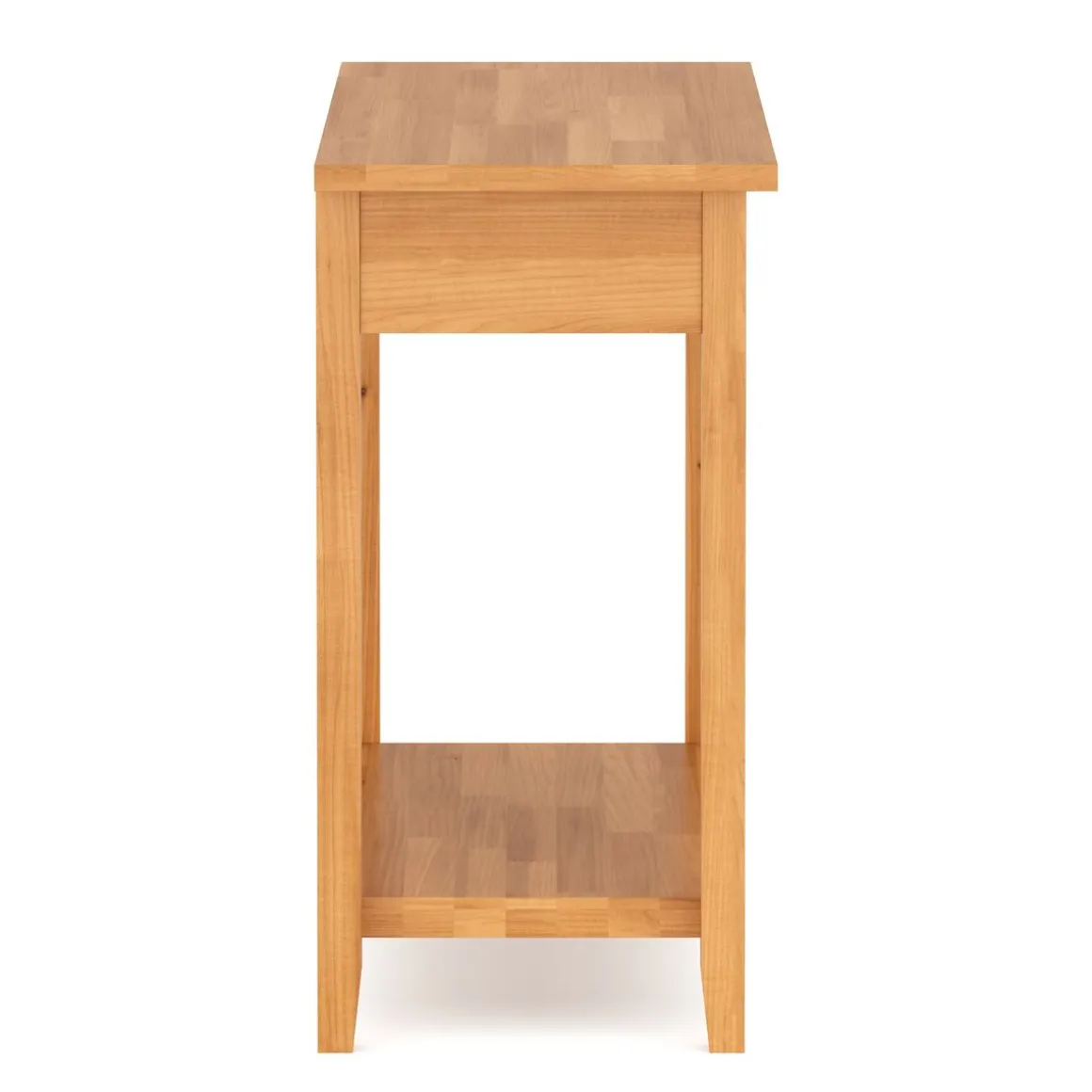 Konsolentisch Holz LUCENT 80 x 76 cm natur