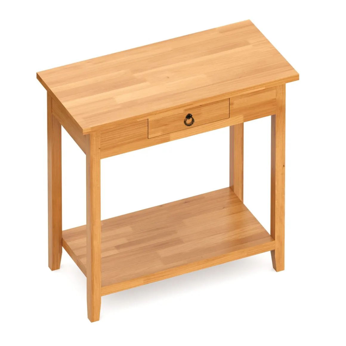 Konsolentisch Holz LUCENT 80 x 76 cm natur