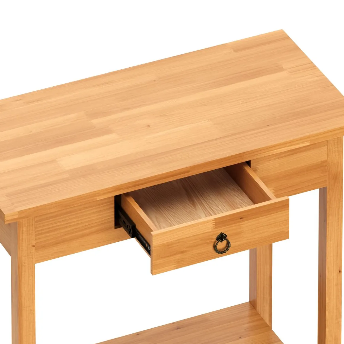 Konsolentisch Holz LUCENT 80 x 76 cm natur