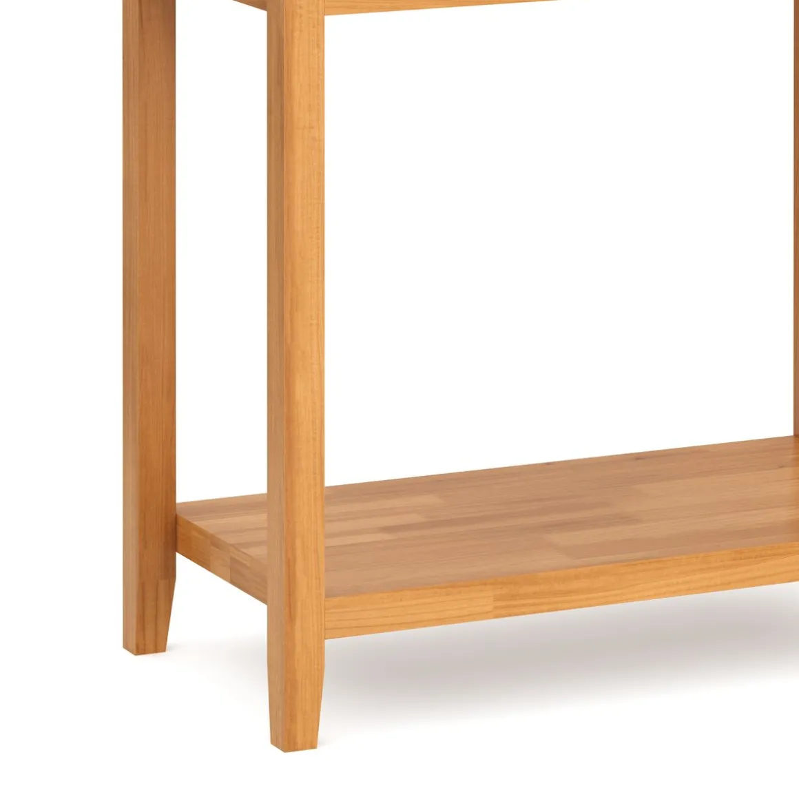 Konsolentisch Holz LUCENT 80 x 76 cm natur