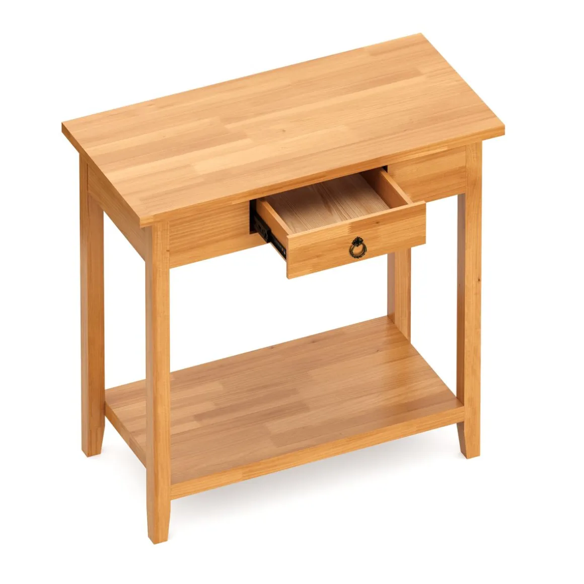 Konsolentisch Holz LUCENT 80 x 76 cm natur