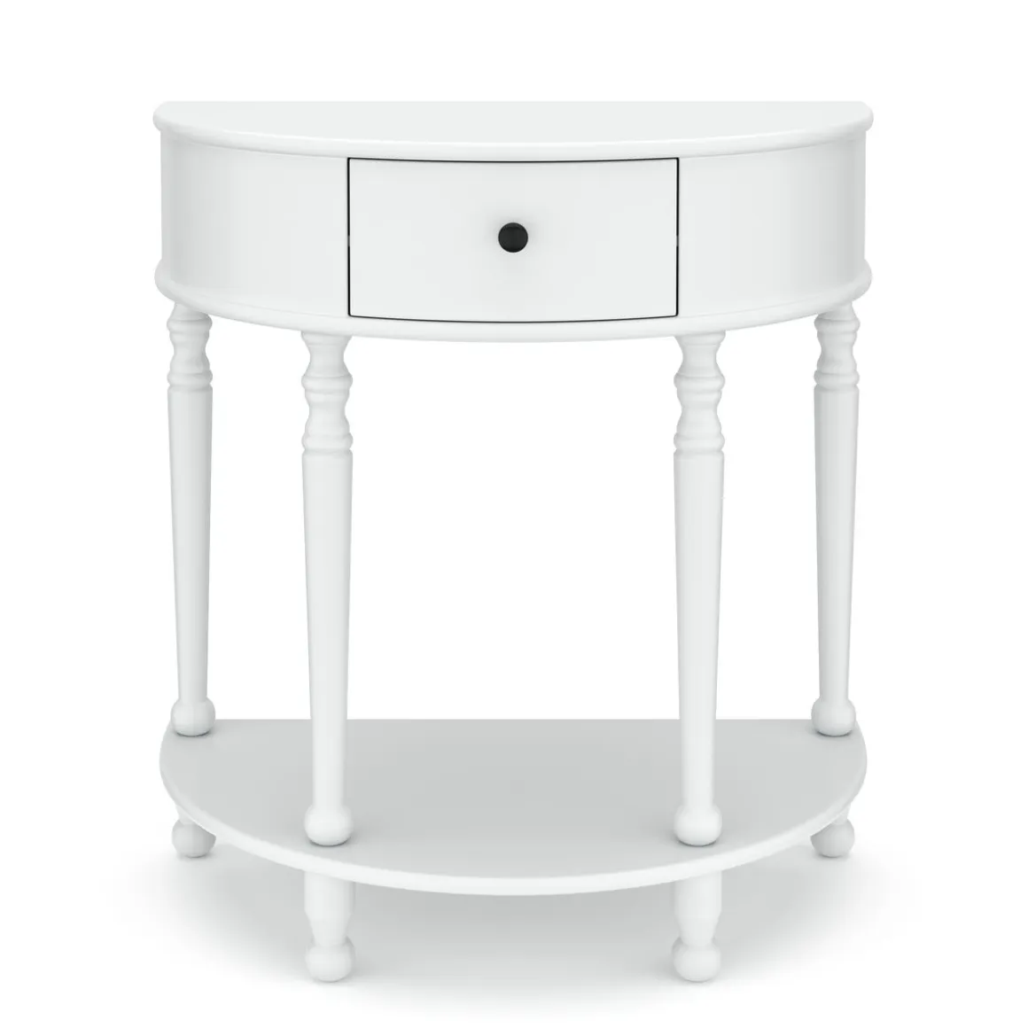 Konsolentisch Holz REGENCY 66 x 71 cm weiss