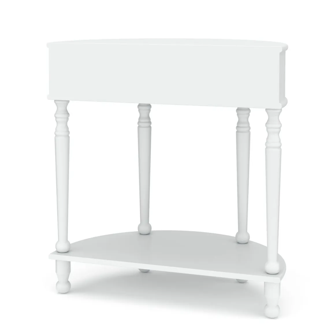 Konsolentisch Holz REGENCY 66 x 71 cm weiss