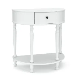 Konsolentisch Holz REGENCY 66 x 71 cm weiss