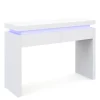 Konsolentisch LED FRANCO 120 x 83 cm weiss