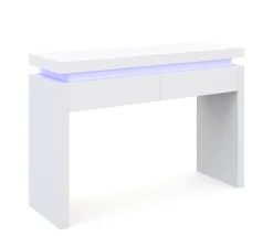 Konsolentisch LED FRANCO 120 x 83 cm weiss