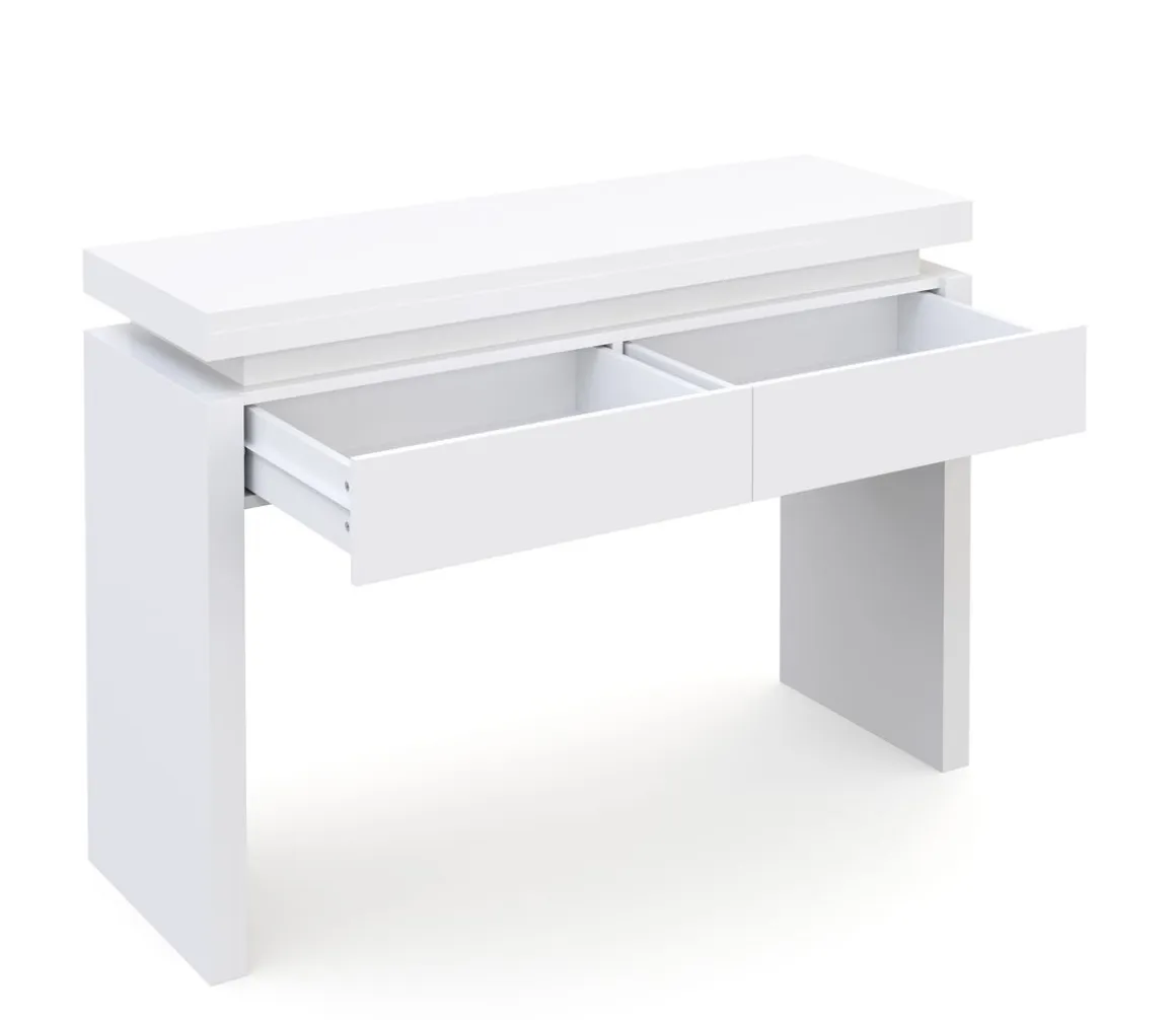 Konsolentisch LED FRANCO 120 x 83 cm weiss