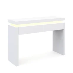 Konsolentisch LED FRANCO 120 x 83 cm weiss