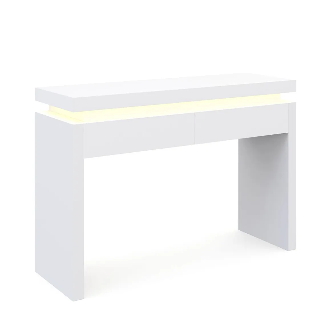 Konsolentisch LED FRANCO 120 x 83 cm weiss