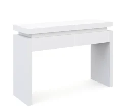 Konsolentisch LED FRANCO 120 x 83 cm weiss