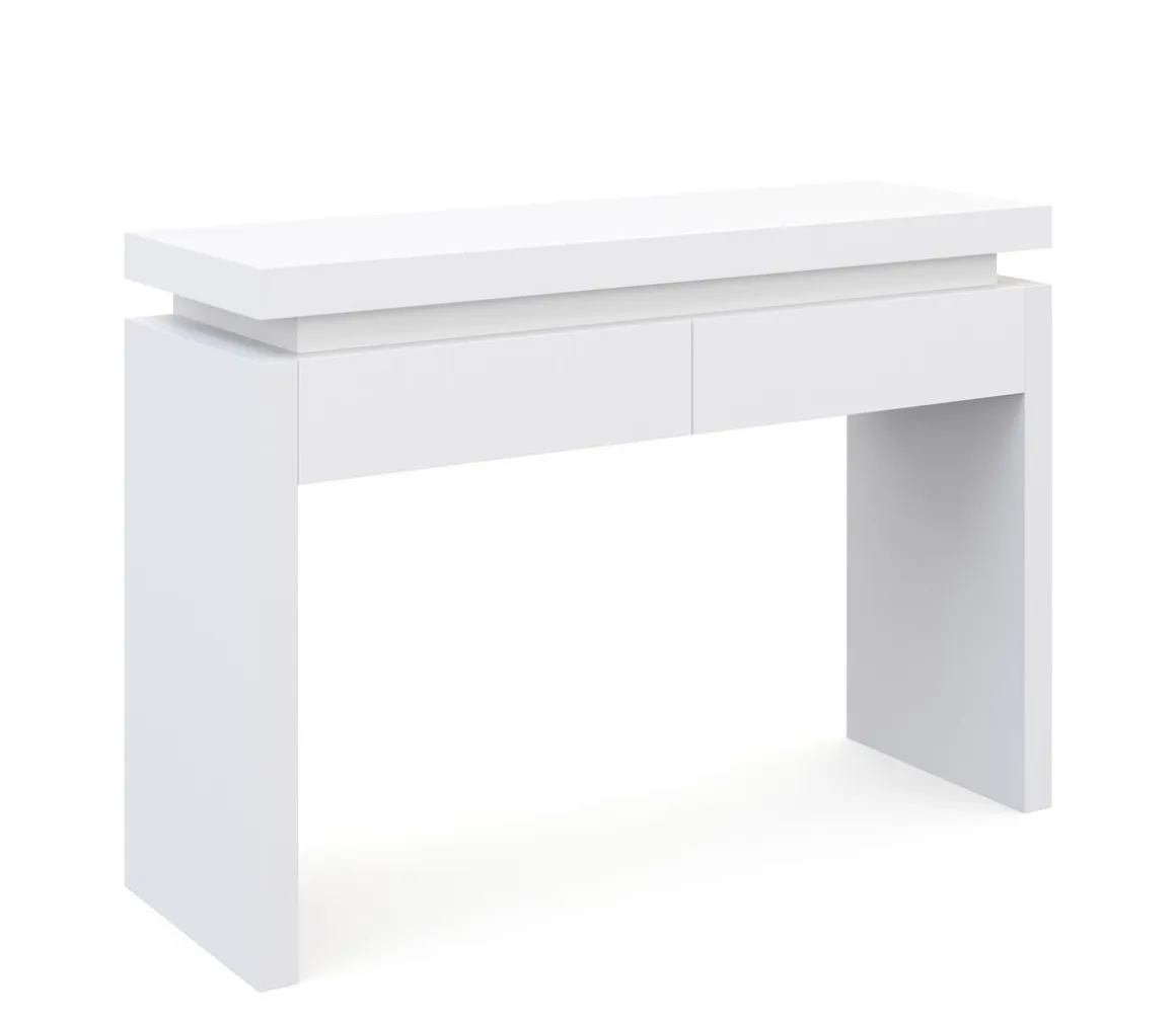 Konsolentisch LED FRANCO 120 x 83 cm weiss