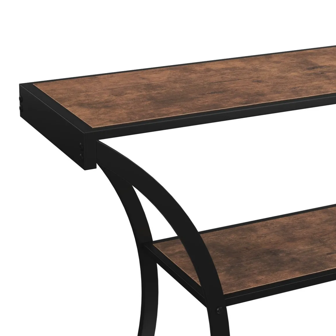 Konsolentisch mit Ablage Vintage BONITA 120 x 80 cm
