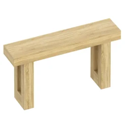 Konsolentisch STONEWARD 160 x 85 cm braun