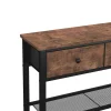 Konsolentisch Vintage BONITA mit Schubladen 75 x 75 cm