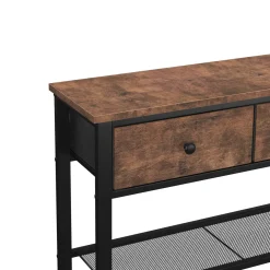 Konsolentisch Vintage BONITA mit Schubladen 75 x 75 cm