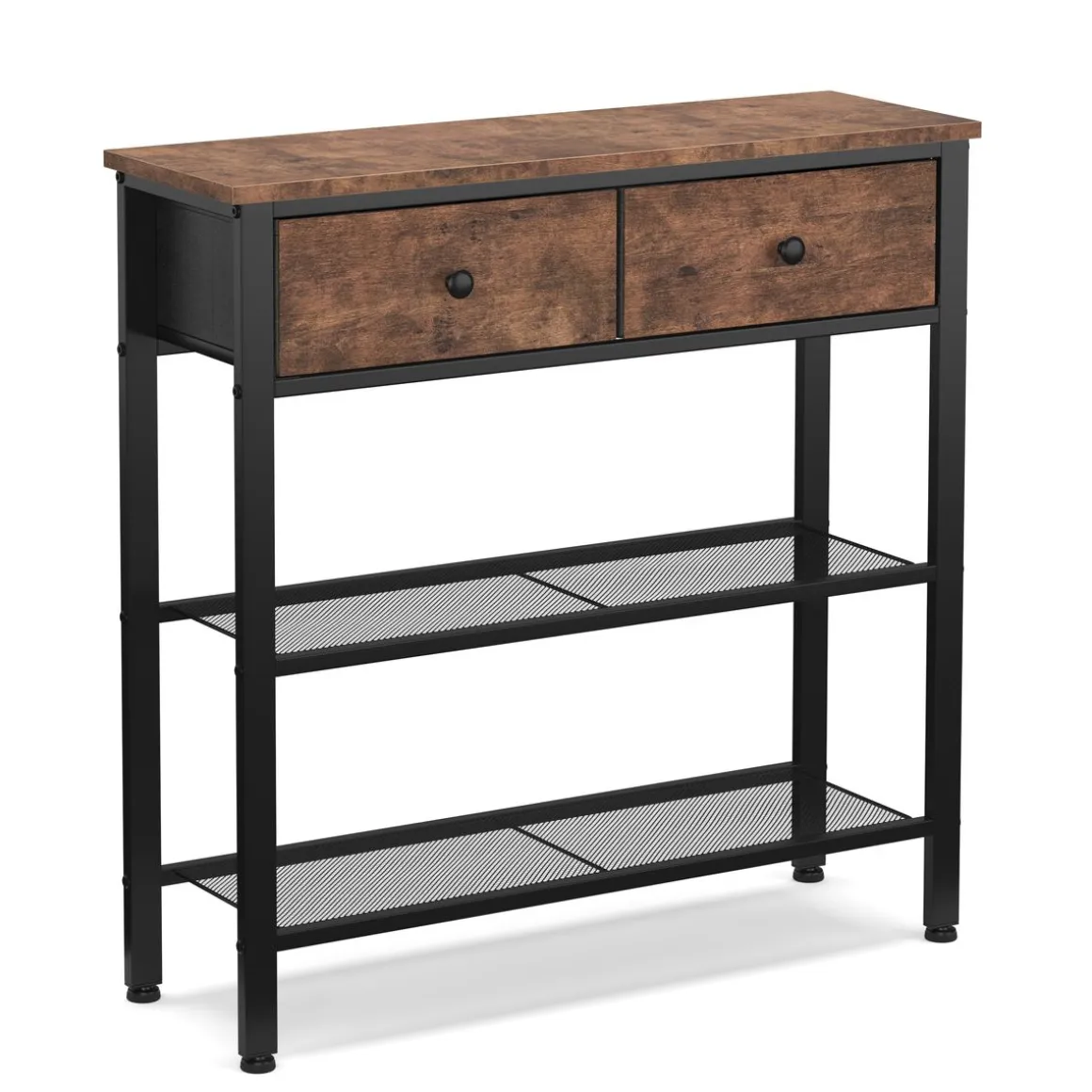 Konsolentisch Vintage BONITA mit Schubladen 75 x 75 cm