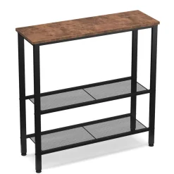 Konsolentisch Vintage BONITA mit 3 Ablagen 75 x 75 cm