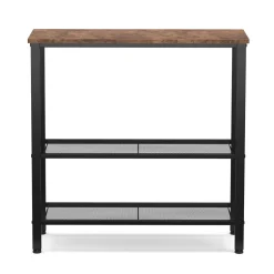 Konsolentisch Vintage BONITA mit 3 Ablagen 75 x 75 cm