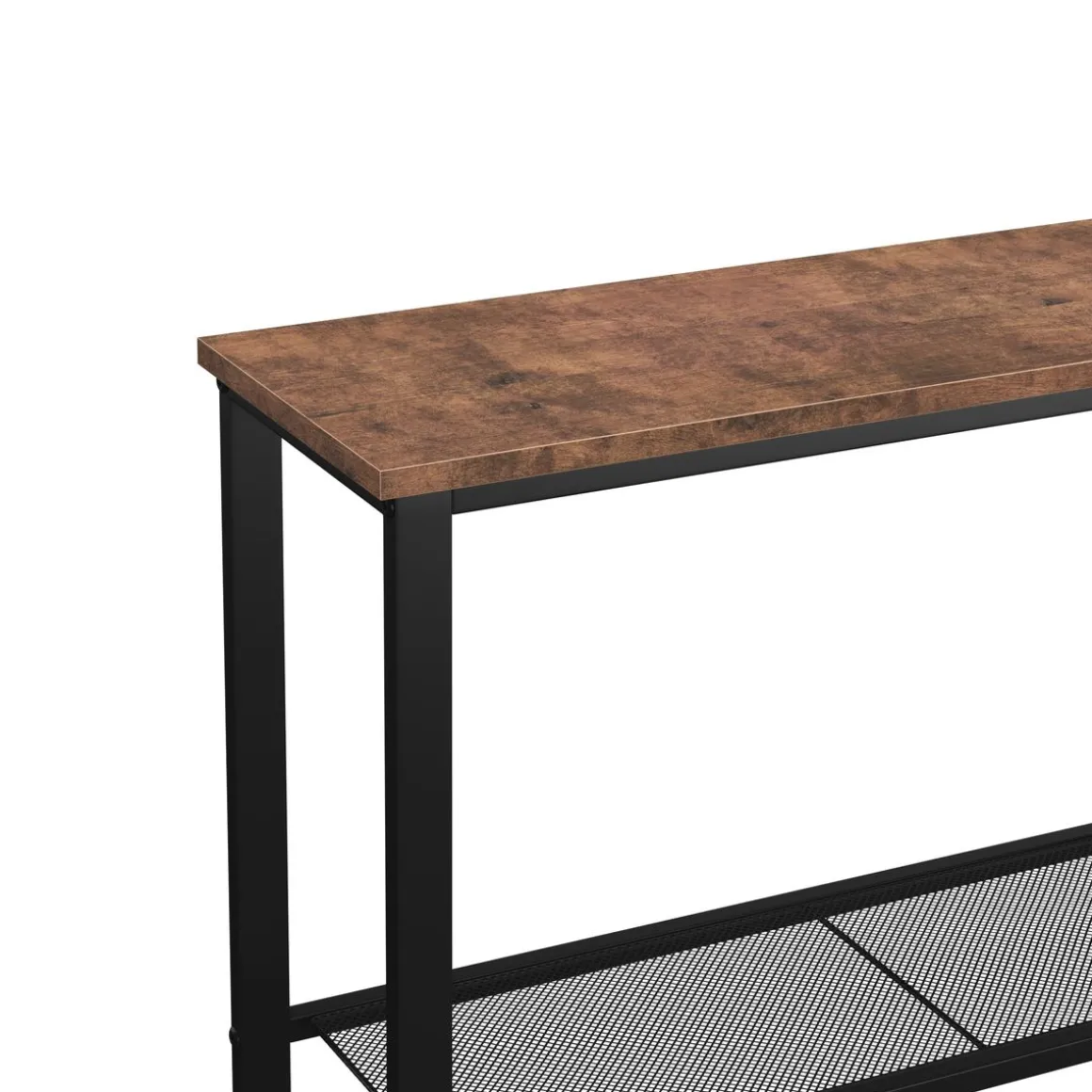 Konsolentisch Vintage BONITA mit 3 Ablagen 75 x 75 cm