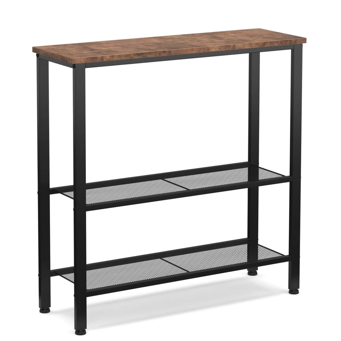 Konsolentisch Vintage BONITA mit 3 Ablagen 75 x 75 cm