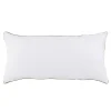 Kopfkissen 2er Set 80 x 40 cm weiss/gold