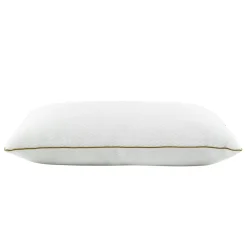 Kopfkissen 2er Set 80 x 40 cm weiss/gold