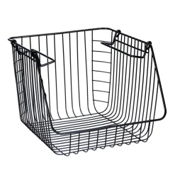 Korb Eisen 29 x 27 x 21 cm schwarz